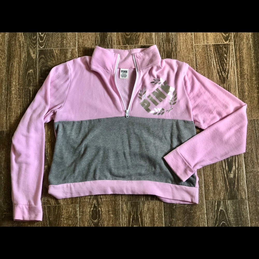 Love Pink Pink and Gray Sweatshirt